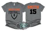 Football Shirt | Football Shirts | Short Sleeve T-shirt | Customize your team & colors