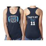 Glitter Football Mom Shirt | Football Racerback Tank | Football Shirts | Football Mom Shirts | Customize Team & Colors
