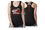 Glitter Football & Cheer Tank | Cheer and Football Mom | Racer Back Tank| Cheer Mom Shirts | Customize Team and Colors