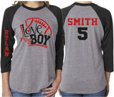 Love my boy football shirt
