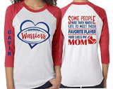 Football Shirt | Glitter Football Heart Shirt | Favorite Player Shirt | Customize
