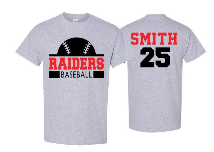 Baseball Shirt | Short Sleeve Baseball Shirt |Baseball Spirit wear |  Customize your team & colors