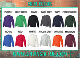 Football Crewneck Sweatshirt |  Football Spirit Wear | Custom Football | Crewneck Sweatshirt | Football Spirit Wear