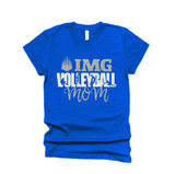 Glitter Volleyball  Shirt | Volleyball Shirt | Volleyball Bling | Volleyball Spirit Wear | Bella Canvas T-shirt