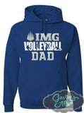 Volleyball Hoodie | Volleyball Hoodies | Volleyball Bling | Customize Colors | Adult or Youth Sizes
