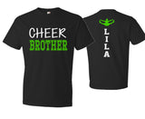 Cheer Brother Shirt| Short Sleeve T-shirt | Cheer Shirt | Cheer Spirit Wear | Customize your team & colors