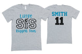 Glitter Football Sister Shirt | Football Shirts | Football Sister Shirts | Bella Canvas T Shirt