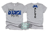 Glitter Senior Dance Mom | Dance Mom Shirt | Bella Canvas Dance Shirt | Customize Colors