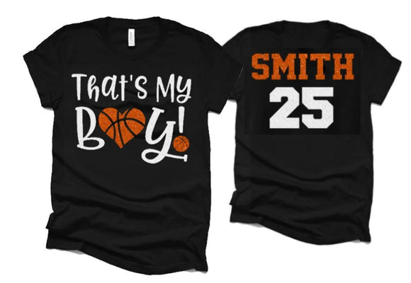 Copy of Glitter Basketball Mom Shirt | Basketball Mom Shirt | That's My Girl | Basketball Bling | Basketball Spirit Wear | Bella Canvas Tshirt | Basketball Mom Shirt |