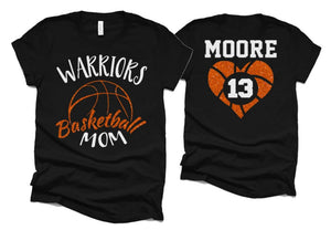 Glitter Basketball Mom Shirt | Basketball Mom Shirt | That's My Girl | Basketball Bling | Basketball Spirit Wear | Bella Canvas Tshirt | Basketball Mom Shirt |