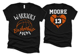 Glitter Basketball Mom Shirt | Basketball Mom Shirt | That's My Girl | Basketball Bling | Basketball Spirit Wear | Bella Canvas Tshirt | Basketball Mom Shirt |