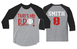 Glitter Baseball Shirt | Baseball Shirts | Baseball Sister | Baseball Spirit wear | Customize Colors | Youth