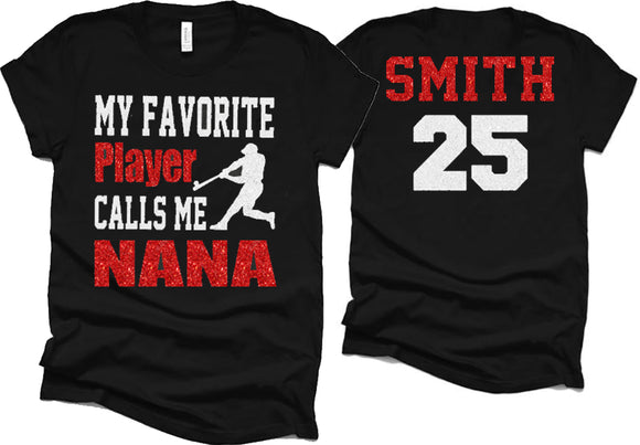 Baseball t shirt for grandma sale