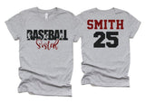 Glitter Baseball Shirts | Baseball Sister Shirt | That's My Bro! | Bella Canvas Tshirt | Sister Shirt | Youth or Adult