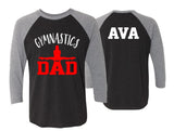 Gymnastics Dad Shirt | Gymnastics  Shirt | Spirit wear | Customize Your Team & Colors