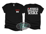 Glitter Baseball  Shirt | Baseball Shirts | Somebody's Loud Mouth Baseball Mama | Short Sleeve Baseball or Softball Shirt | Youth or Adult