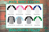 Glitter Baseball Shirt | Baseball Shirts | Baseball Sister | Baseball Spirit wear | Customize Colors | Youth