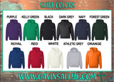 Glitter Baseball Stitch Mom Hoodie | Baseball Hoodie | Baseball Spirit Wear | Customize with your Colors