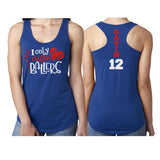 Glitter Baseball Mom Tank Top | I Only Raise Ballers | Baseball Tank Top | Customize Your Colors