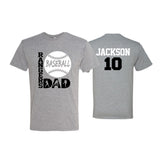 Baseball Dad Shirt | Dad Baseball Shirt | Customize your team & colors