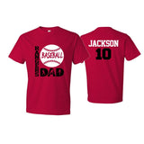 Baseball Dad Shirt | Dad Baseball Shirt | Customize your team & colors