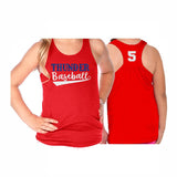 Glitter Baseball Tank Top | Youth Racerback | Litter Sister Tank | Customize Your Colors