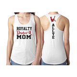 Glitter Dance Mom Tank Top Back | Dance Racer back Tank Customize Your Colors