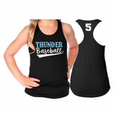 Glitter Baseball Tank Top | Youth Racerback | Litter Sister Tank | Customize Your Colors