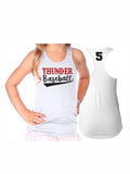 Glitter Baseball Tank Top | Youth Racerback | Litter Sister Tank | Customize Your Colors