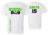 Basketball Dad Shirt | Dad Basketball Shirt | Basketball t-shirt | Basketball Spirit Wear | Customize team & colors