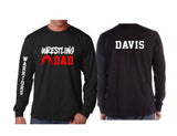 Wrestling Dad Shirt | Long Sleeve Shirt | Wrestling Shirt | Customize Your Team & Colors