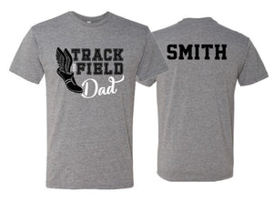 Track & Field Dad Shirt | Track Dad Shirt | Short Sleeve Shirt | Customize Colors