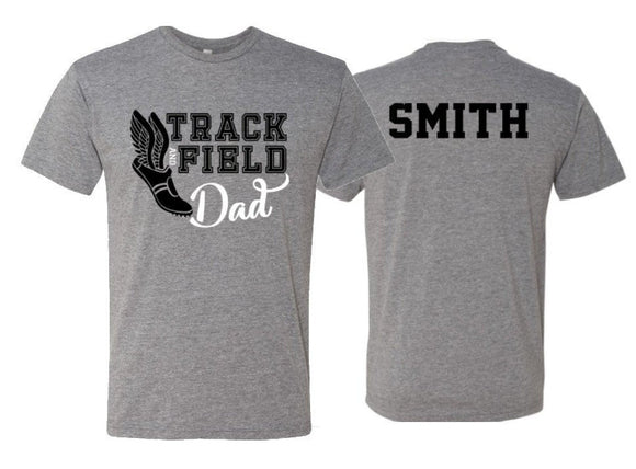 Track & Field Dad Shirt | Track Dad Shirt | Short Sleeve Shirt | Customize Colors