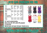Glitter Baseball Tank Top | Youth Racerback | Litter Sister Tank | Customize Your Colors