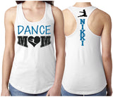 Glitter Dance Mom Tank Top | Racerback tank | Customize