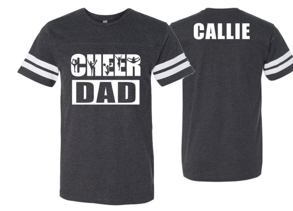 Cheer Dad Shirt | Cheer Shirt | Short Sleeve Tshirt | Customize colors