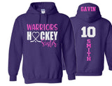 Glitter Hockey Sister Hoodie | Hockey Bling | Hockey Hoodie | Hockey Spirit Wear | Customize Colors | Youth or Adult