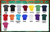 Glitter Color Guard Mom T-shirt | Band Shirts | Short Sleeve Tshirt | Bella Canvas Tshirt | Customize with your Colors