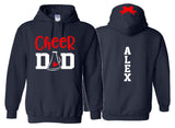Cheer Dad Hoodie | Dad Cheer Hoodie | Cheer Hoodie | Customize with your Team & Colors