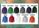 Hockey Hoodie | Hockey Dad | Hockey Hoodie | Hockey Spirit Wear | Customize with your Team & Colors