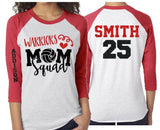 Glitter Volleyball Mom Squad Shirt | Volleyball Shirts | Volleyball Mom Shirts | Cute Volleyball Tee | Customize Team & Colors