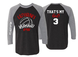 Volleyball Dad Shirt | Volleyball  Shirt | Customized Volleyball  Shirt | Customize Team & Colors