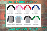 Glitter Happy 100th Day Shirt | 3/4 Sleeve Baseball Shirt Youth | 100 Days of School Shirt