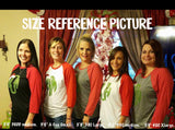 Glitter 100th Day of School Teacher 3/4 Sleeve Shirt | My Students are 100 Days Smarter
