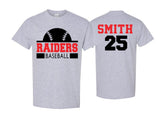 Baseball Shirt | Short Sleeve Baseball Shirt |Baseball Spirit wear | Customize your team & colors