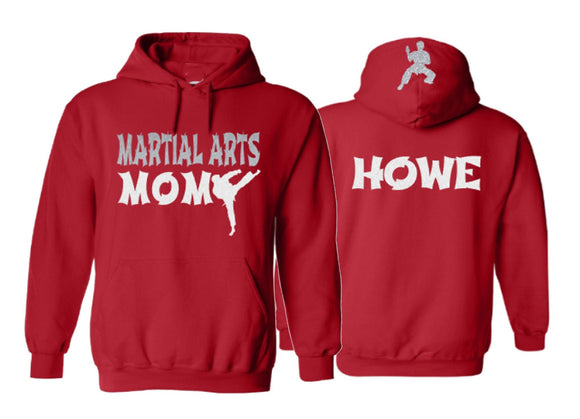 Glitter Martial Arts Mom Hoodie | Martial Arts Hoodies | Karate Hoodies | Customize | Martial Arts Mom Hoodie