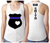 I Love My Policeman Tank Top | Personalized Policeman t shirt | Custom Police Shirt  | Police Tank Top