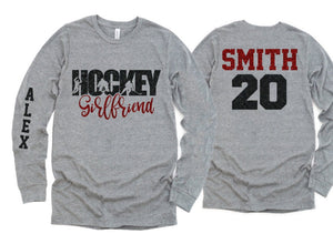 Hockey Shirt | Hockey Long Sleeve Shirt | Customize colors | Adult or Youth