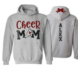 Glitter Cheer Hoodie | Glitter Cheer Bonus Mom Hoodie | Cheer Hoodie | Customize Colors