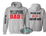 Mellophone Dad Hoodie | Band Hoodies | Dad Hoodie | Custom Band Hoodie | Customize Team & Colors